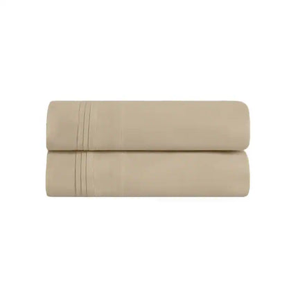 Egyptian Cotton 650 Thread Count Solid Pillowcase Set of 2 Soft Luxury