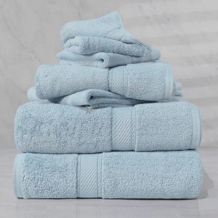 6-Piece Egyptian Cotton Towel Set – Heavyweight Spa Quality, Ultra Absorbent