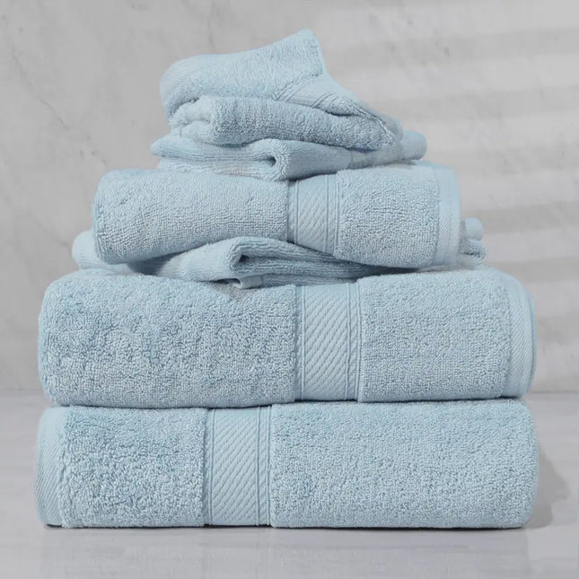 6-Piece Egyptian Cotton Towel Set – Heavyweight Spa Quality, Ultra Absorbent