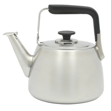 2 QT Stainless Steel Whistling Tea Kettle Heavy Gauge Brushed Finish