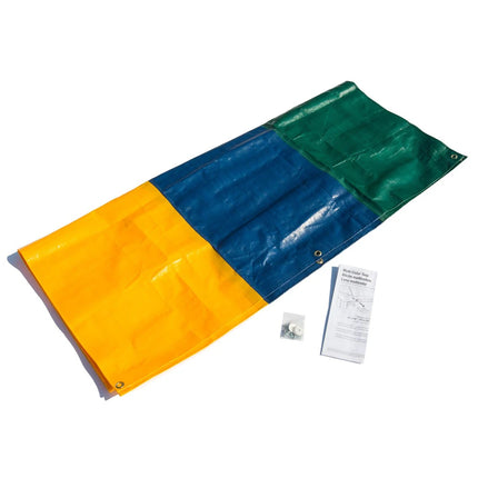 Multi Color Swing Set Tarp Replacement Cover 52 x 90 Inch Outdoor