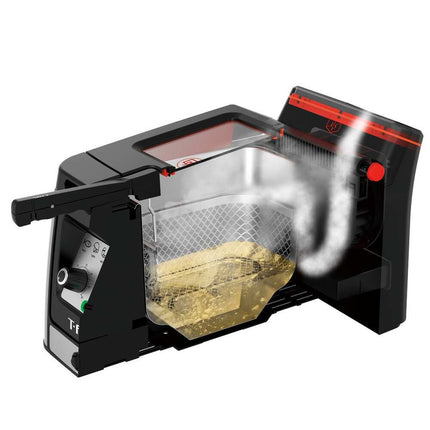Silver Black Advanced Deep Fryer 3.5L Oil Capacity with Immersion Element