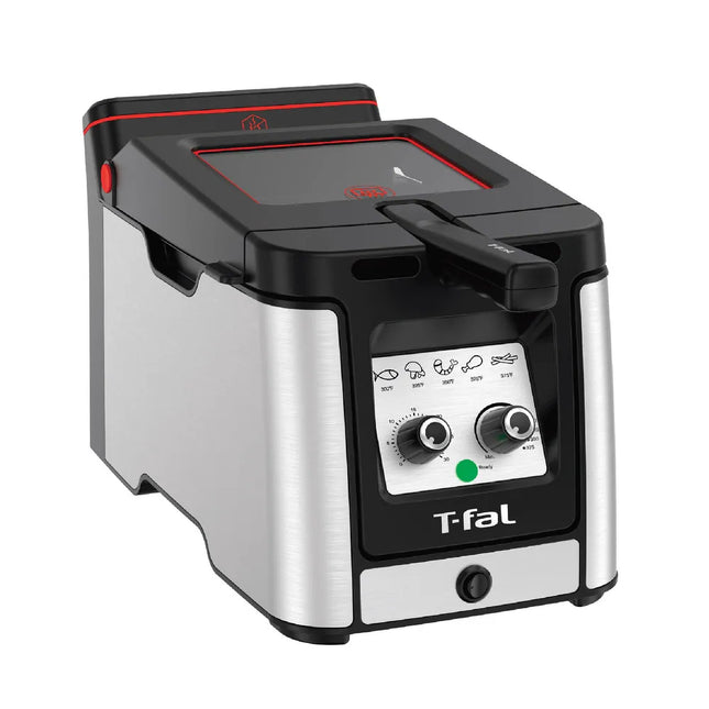 Silver Black Advanced Deep Fryer 3.5L Oil Capacity with Immersion Element