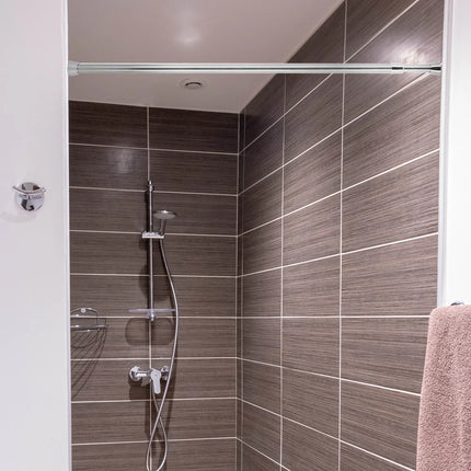 Tension Rod for Shower Curtain – Adjustable 43 to 79 Inches