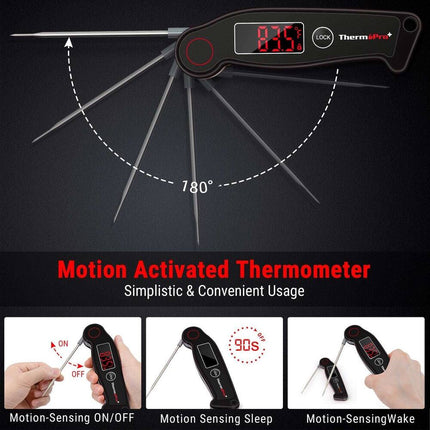ThermoPro LCD Grill Meat Thermometer Instant Read Cooking Temperature Probe