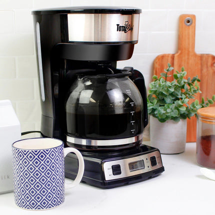Programmable Coffee Maker, 12-Cup Capacity with Filter & Digital Controls