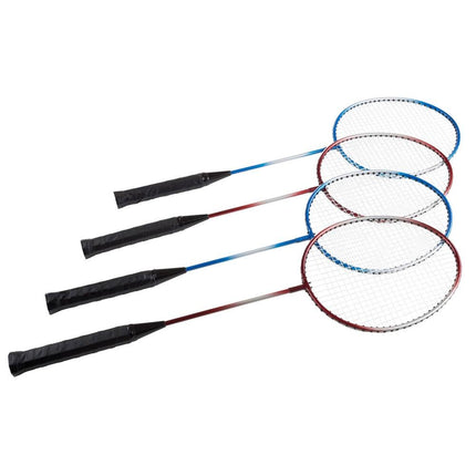 Toy Time Outdoor Badminton Game Set with Racquets for Backyard Play