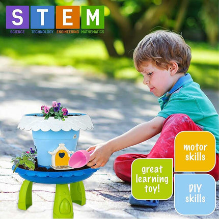 Fairy Garden Kit for Kids Grow Your Own Fairy House with Soil & Seeds