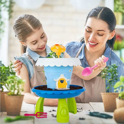 Fairy Garden Kit for Kids Grow Your Own Fairy House with Soil & Seeds
