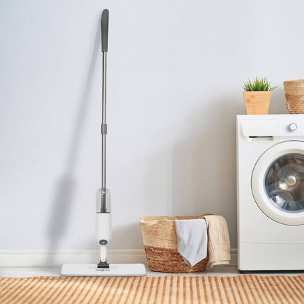 True & Tidy Spray Mop with 360° Swivel Head – Removable Water Tank White