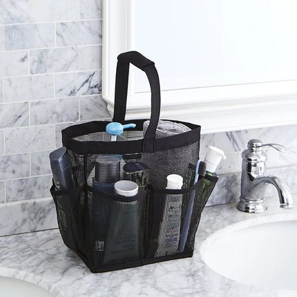 Storage Mesh Deluxe Shower Tote 9.5x12 Inch Portable Bathroom Caddy Bag