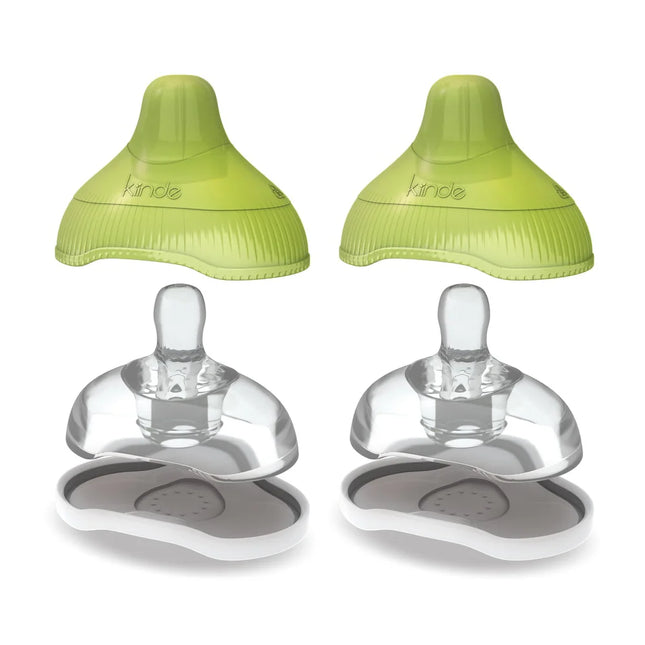 2-Pack Twist Active Latch Nipples – Slow Flow, Green Baby Feeding