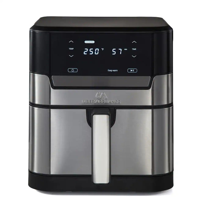 Air Fryer XL Premium 7QT Stainless Steel Ceramic Nonstick PFOA PTFE Free