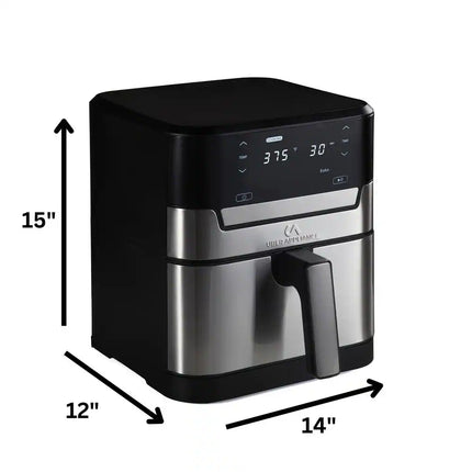 Air Fryer XL Premium 7QT Stainless Steel Ceramic Nonstick PFOA PTFE Free