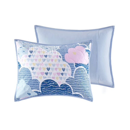 6-Piece Cotton Reversible Daybed Set – Cloud Design Bedding Set