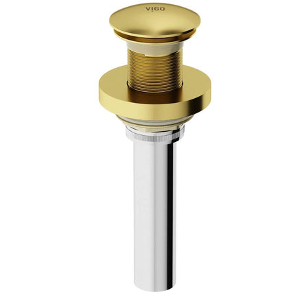 1.75 Inch Vessel Bathroom Sink Pop Up Drain with Mounting Ring Waste Kit