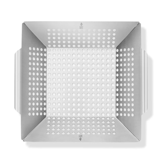 Vegetable Grilling Basket Stainless Steel BBQ Grill Basket Cooking Tray