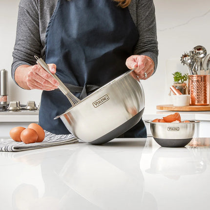10-Piece Stainless Steel Mixing Bowl Set – Durable Kitchen Bowls