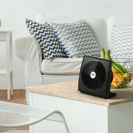 673T Whole Room Air Circulator Fan Black Powerful Cooling Fan