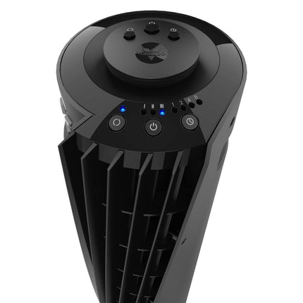 OSC73 37" Oscillating Tower Fan with Remote Whole Room Cooling Black