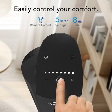 OZI42 42" Whole Room Air Circulator Tower Fan Remote Control Cooling Fan