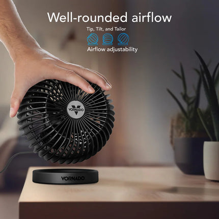 Sphere Personal Desk Fan Compact Portable Cooling Table Fan