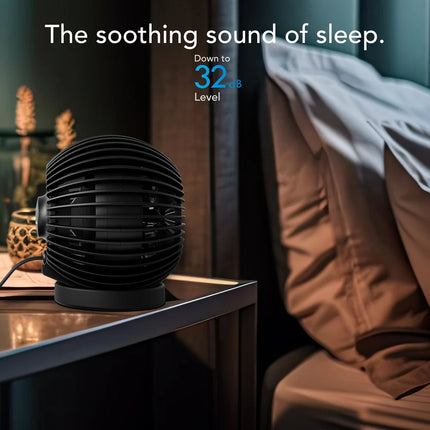 Sphere Personal Desk Fan Compact Portable Cooling Table Fan
