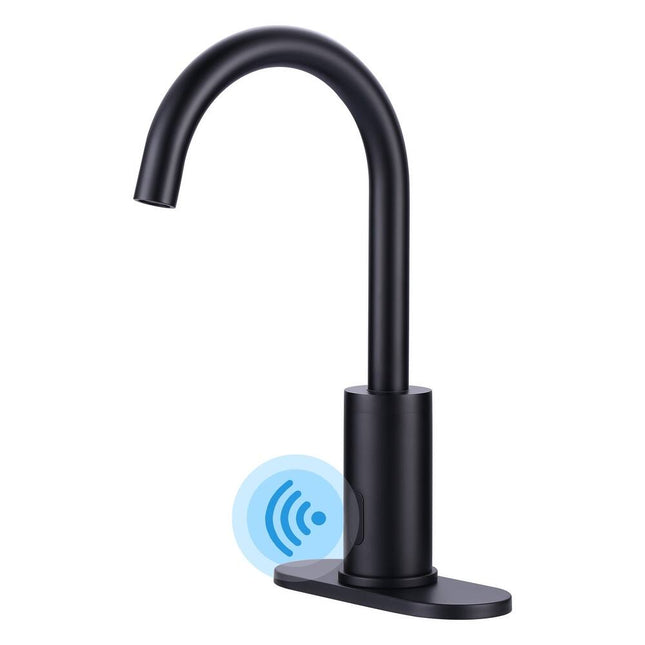 Modern Touchless Smart Single Hole Bathroom Faucet with Sensor Control