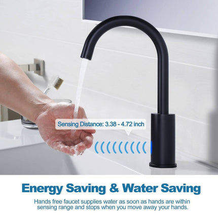 Modern Touchless Smart Single Hole Bathroom Faucet with Sensor Control