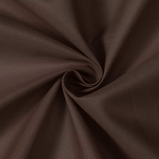Chocolate Fabric Shower Curtain Liner 72x72 Inch Water Repellent Bathroom Protection