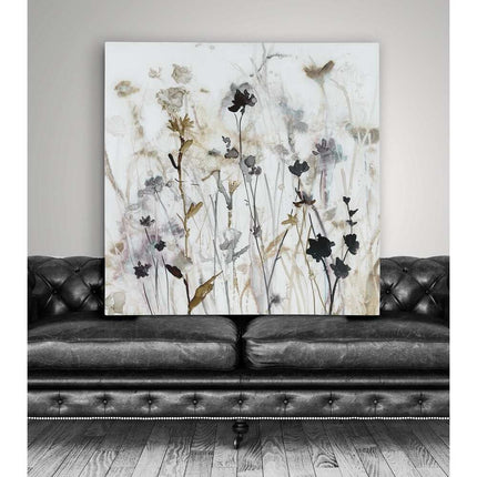 Wildflower Mist I Gallery Wrapped Canvas Wall Art Floral Home Decor