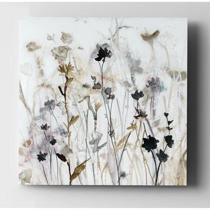 Wildflower Mist I Gallery Wrapped Canvas Wall Art Floral Home Decor