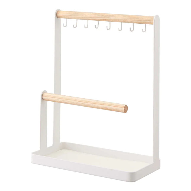 Modern Jewelry and Accessory Organizer Display with Steel Frame