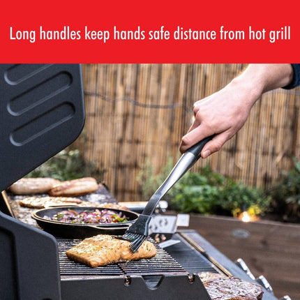 5 Pc BBQ+ Grill Tool Set Stainless Steel Barbecue Cooking Tools Kit