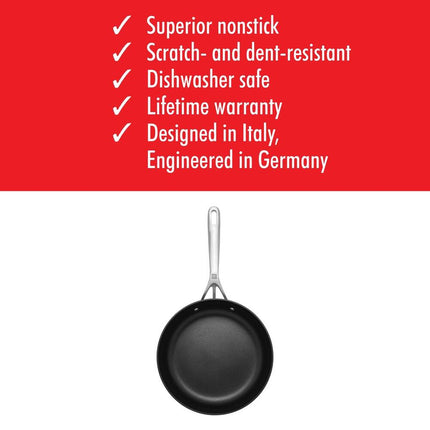 Motion 10 Inch Nonstick Fry Pan Hard Anodized Aluminum Cooking Skillet