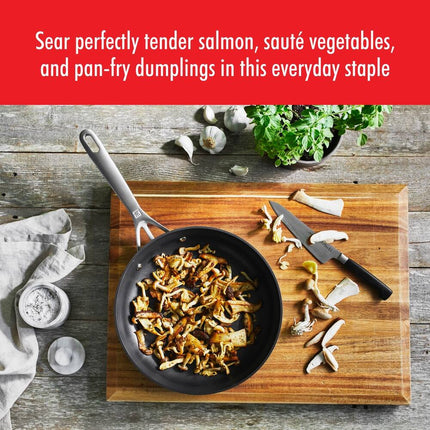 Motion 10 Inch Nonstick Fry Pan Hard Anodized Aluminum Cooking Skillet