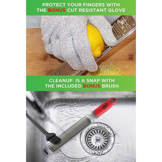 Lemon Zester & Cheese Grater – Multi-Purpose Kitchen Tool