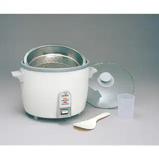 3, 6 & 10 Cup White Rice Cooker/Steamer – Easy Cooking Appliance