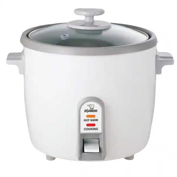 3, 6 & 10 Cup White Rice Cooker/Steamer – Easy Cooking Appliance