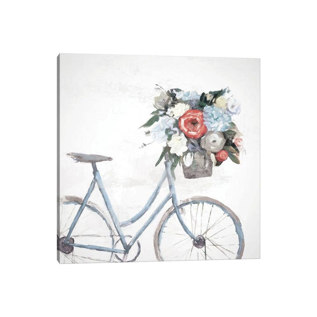 Bicycle Reflections by Dogwood Portfolio Canvas Print 12x12x0.75
