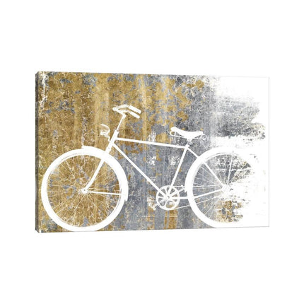 Wild Apple Gilded Bicycle Canvas Print 8x12 Home Decor